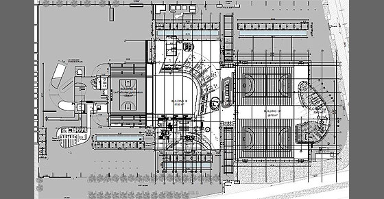 Alshaab Gymnasium, Baghdad, Irak (Le Corbusier Extension) 1