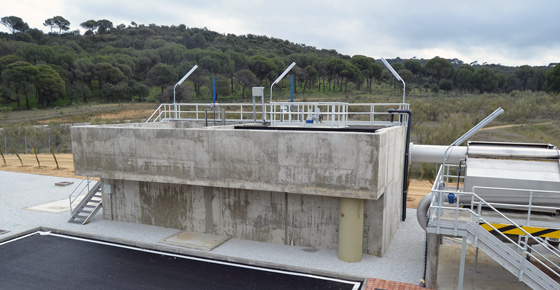 Obra civil de la ETAP de Pelayos de la Presa en Madrid, Spain 2